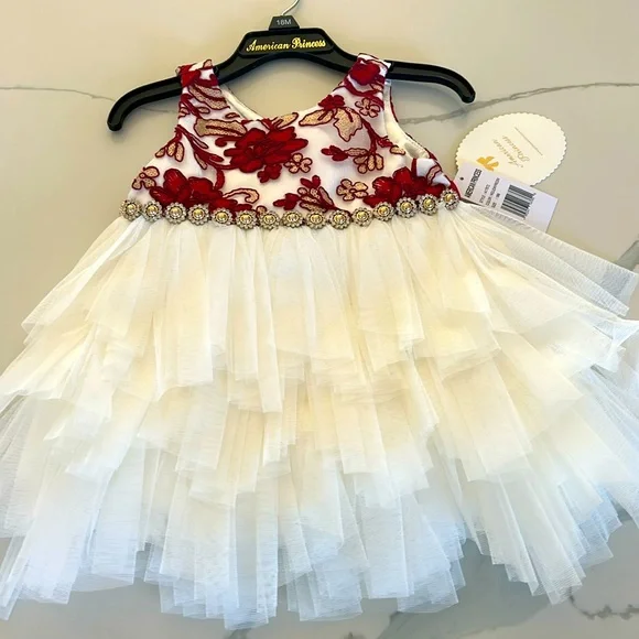 open lace back dress Princess Dress-Up Party Birthday Invitation main image 1